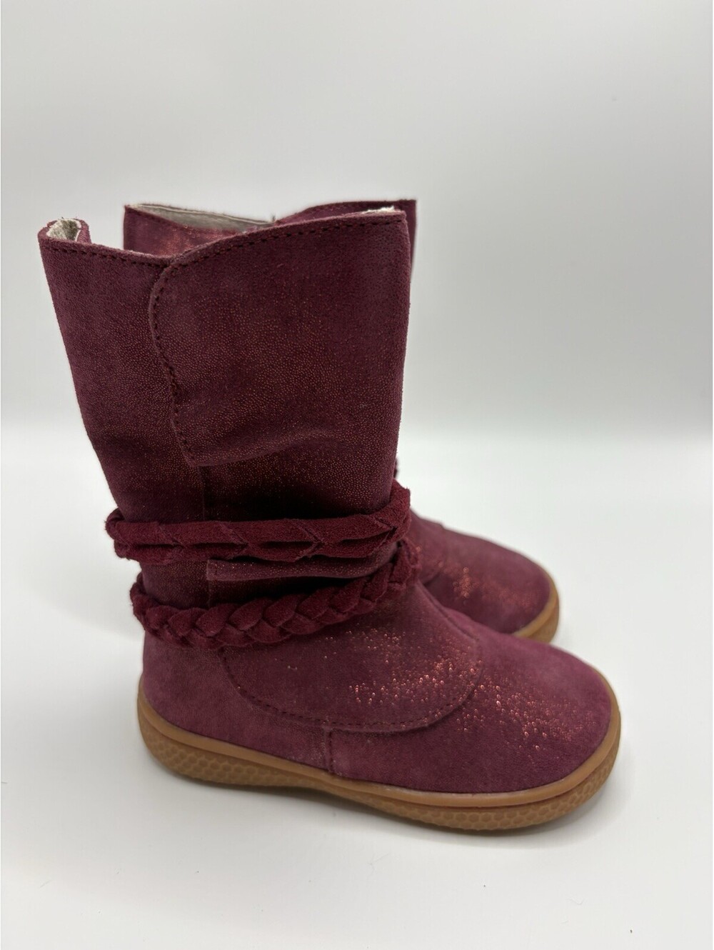 LIVIE & LUCA Shoes Boots Calliope Mulberry Sparkle Size 6 Toddler NIB